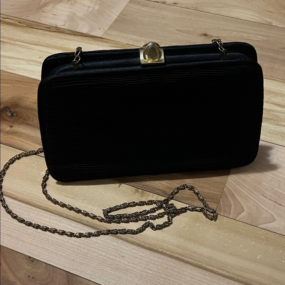Elegant Vintage Black Evening Crossbody/Clutch